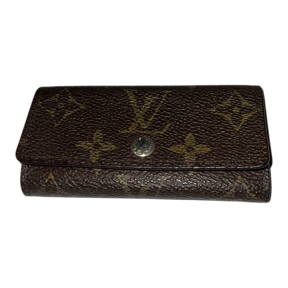 Vintage Louis Vuitton Monogram 4 Key Holder (Multicles 4) With Box Dust bag - Picture 2 of 12